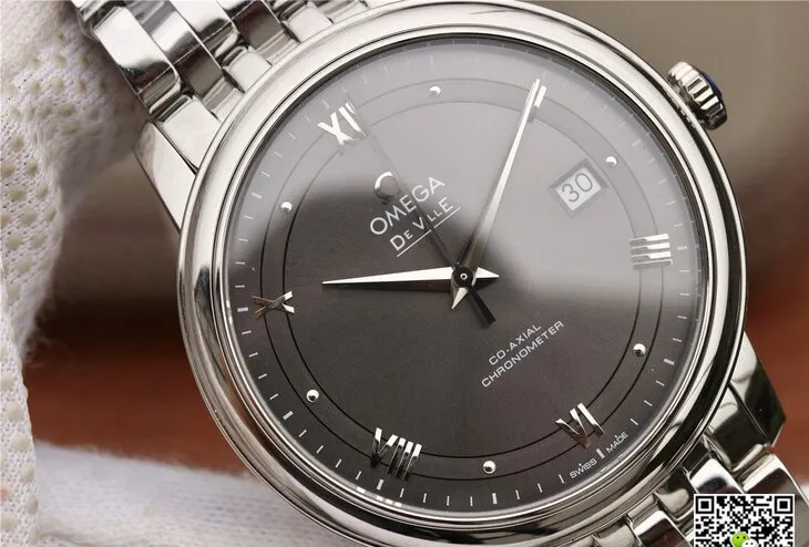 Omega De Ville 424.10.40.20.06.001 MKS Factory 1:1 Best Edition Replica Watch Black Dial